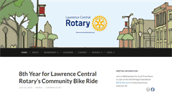 Desktop Screenshot of lawrencecentralrotary.org