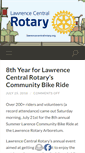 Mobile Screenshot of lawrencecentralrotary.org