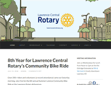 Tablet Screenshot of lawrencecentralrotary.org